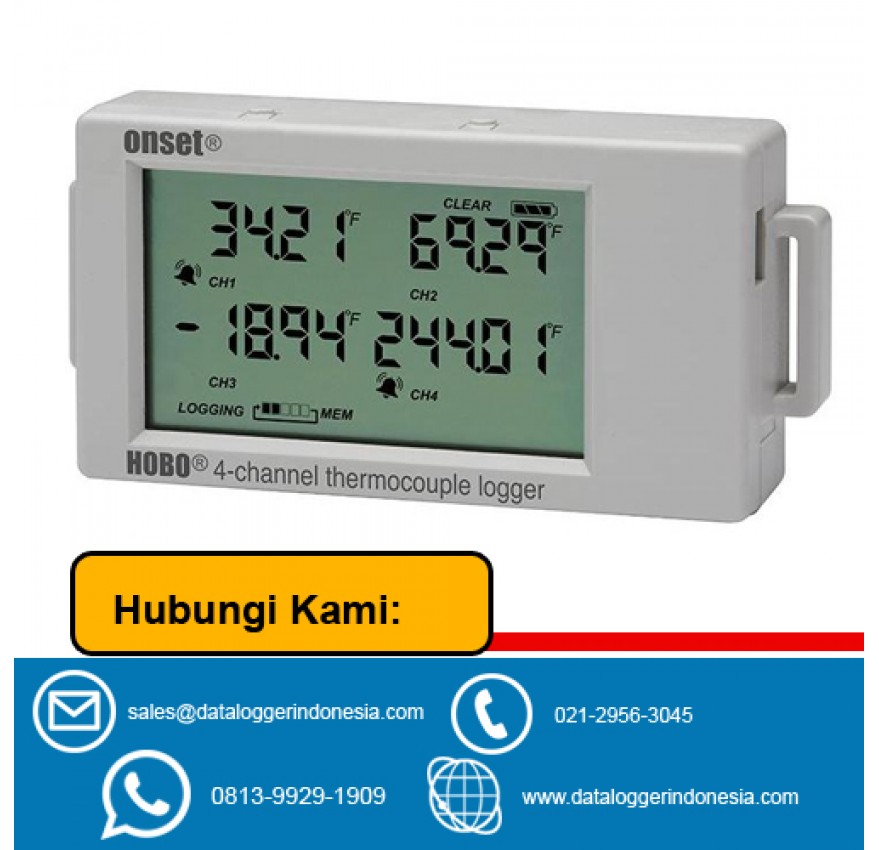 UX120-014M 4-Channel Thermocouple Data Logger